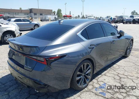 2021 Lexus Is 350 F Sport из США, поврежденный, VIN JTHGZ1B2XM5042188